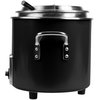 Vollrath Co VollrathÂ Retro Stock Pot Kettle Rethermalizer, , 11 Quart, Black Black Finish 7217260